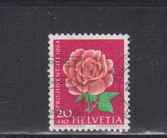 SWITZERLAND : 1964 - USED - SCOTT # B341    SEMI-POSTAL  FLOWERS