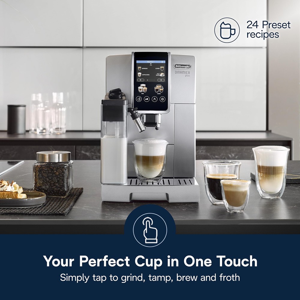 Delonghi Dinamica Plus Fully Automatic Espresso Machine - ECAM38085SB