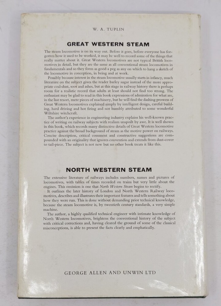 Great Central Steam Hardcover Book By W. A. Tuplin