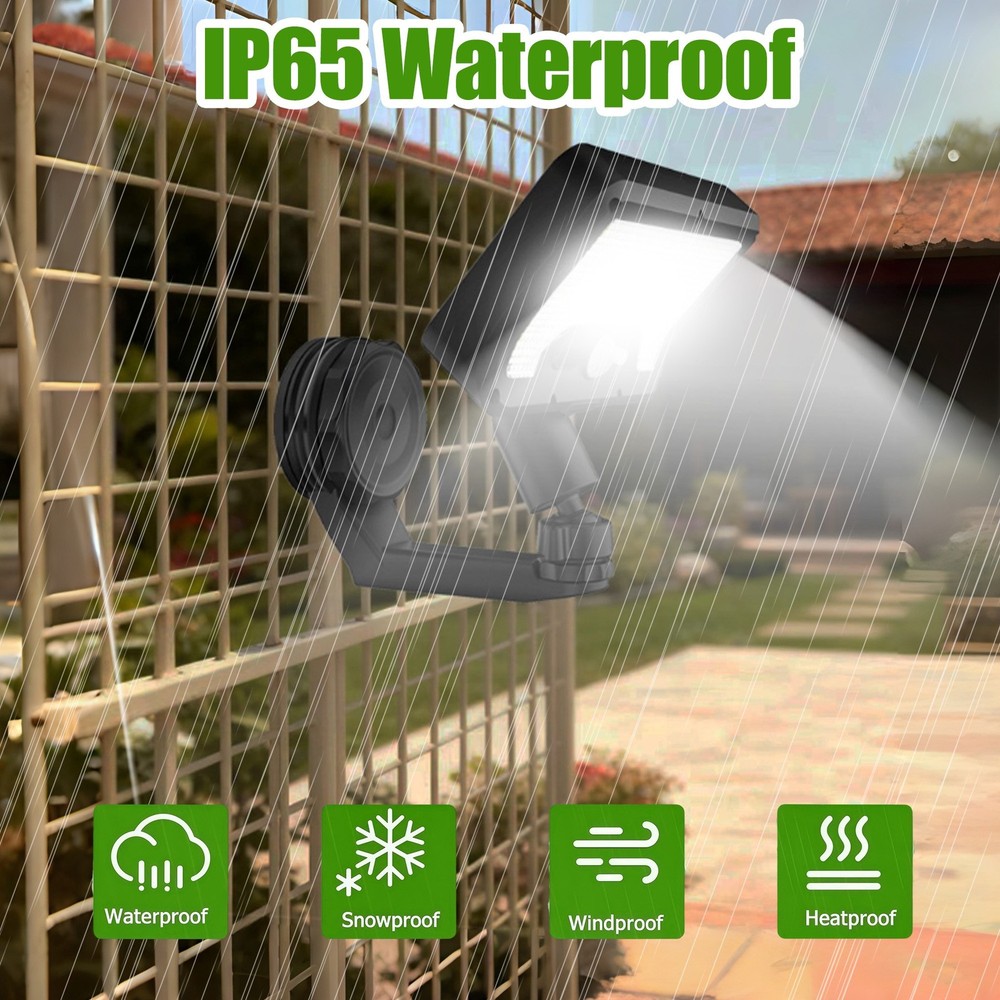 Super Bright Solar Motion Sensor Wall Light LED Magnetic Garden Yard IP65
