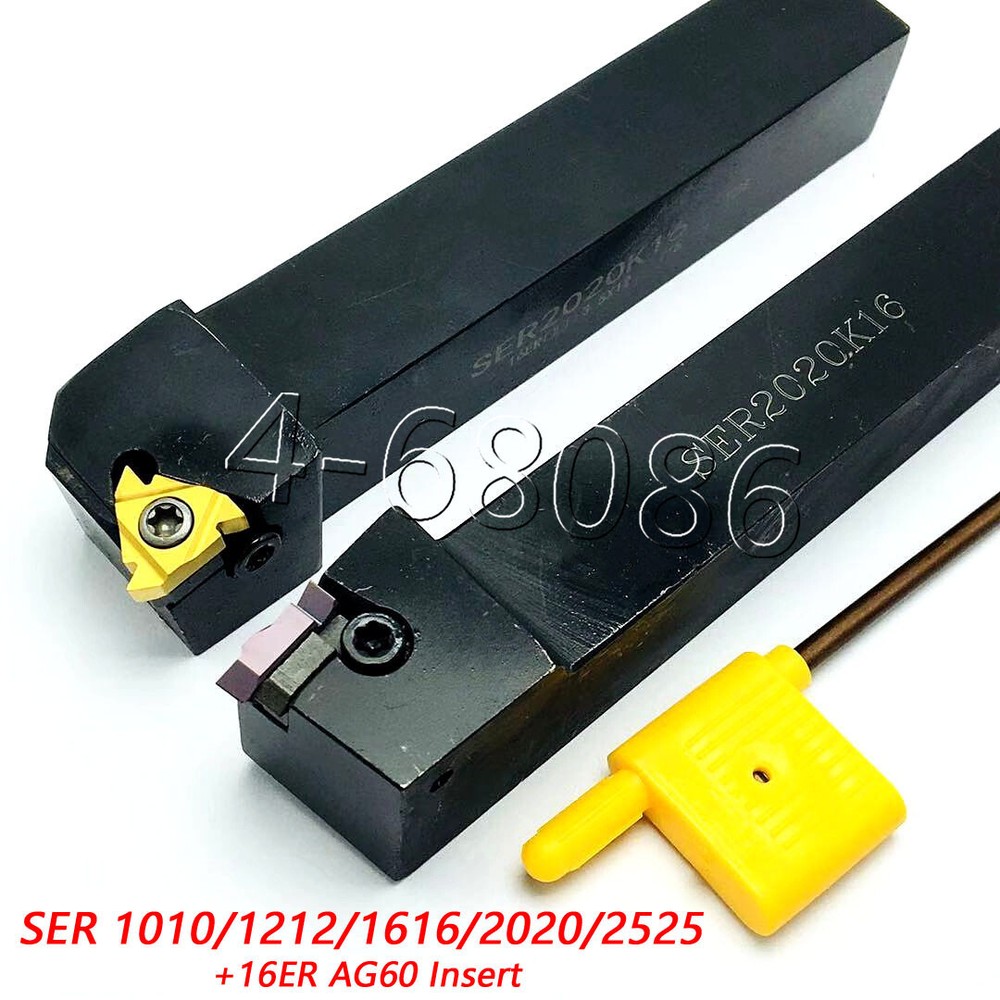SER1212H16 thread holder external tool+16ER AG60 threading insert carbide insert
