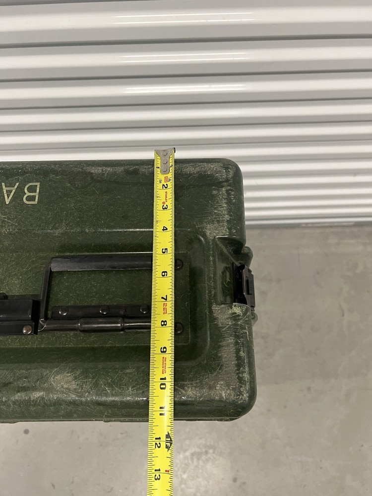 HARDIGG STYLE RACK MOUNT CASE GENERAL DYNAMICS MILITARY ELECTRONICS CRATE 34"-5U