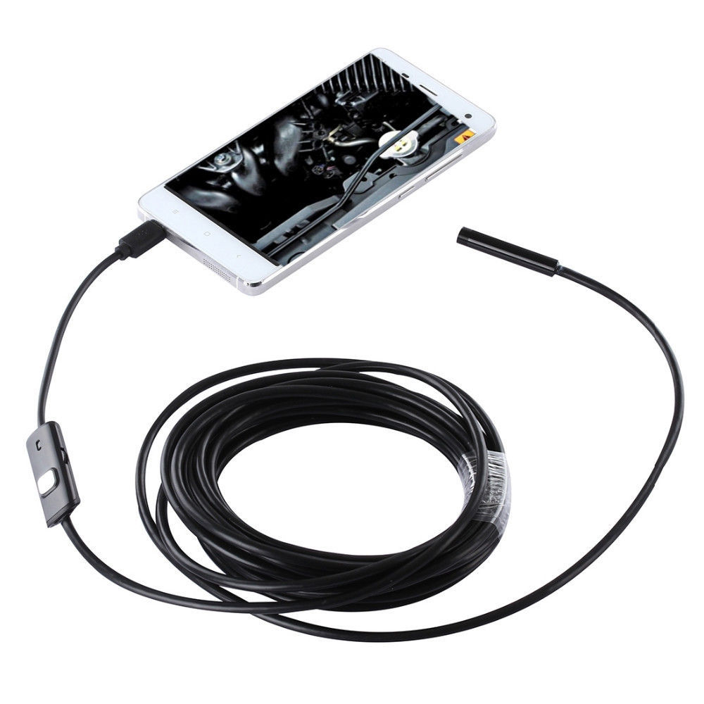 Waterproof Endoscope Borescope Inspection Camera Tool Kit for Android Phone Car