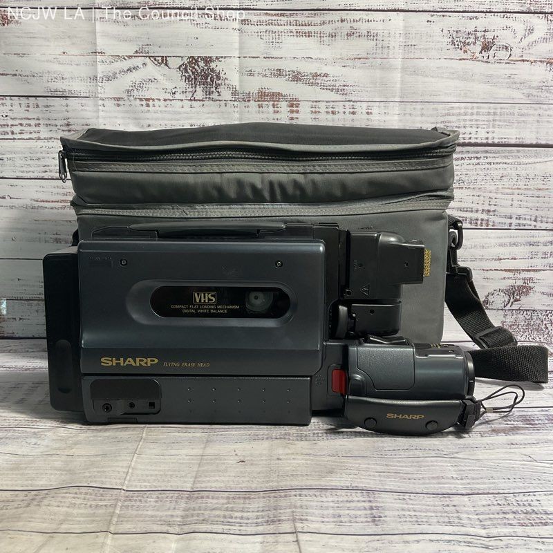 VTG. Sharp Slim Cam VL-L30U Artificial Intelligence System VHS Camera UNTESTED