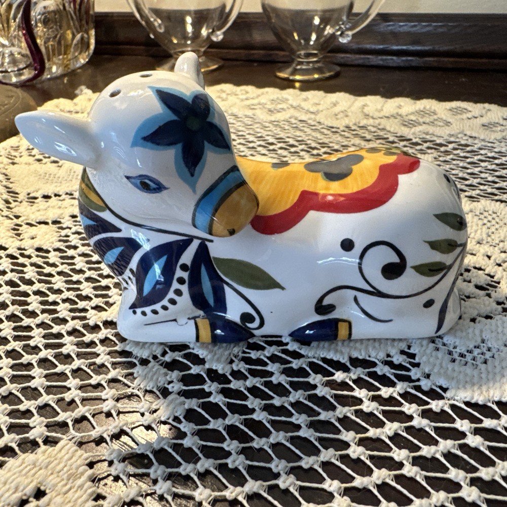 Tabletops Unlimited BOCCA Figural Cow Shape Salt & Pepper Shaker Set