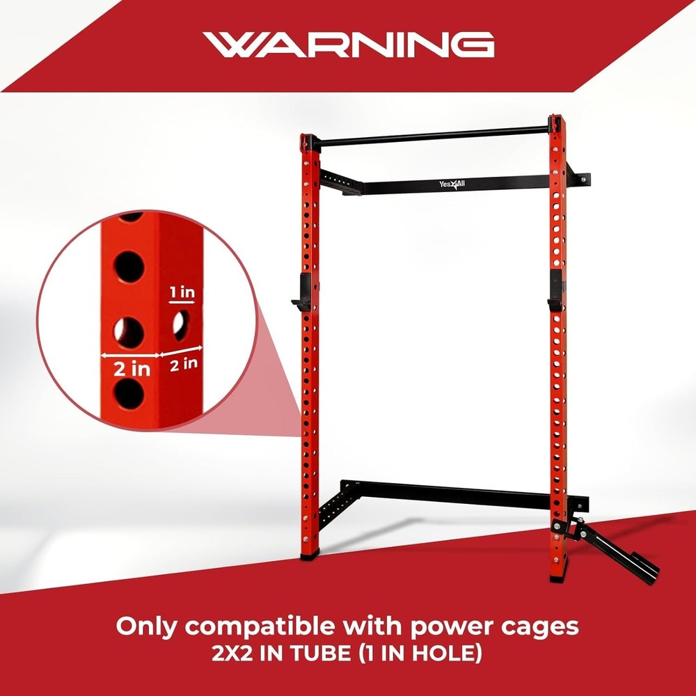 Multi-Exercise Pullup Bar Attachment for Power Racks