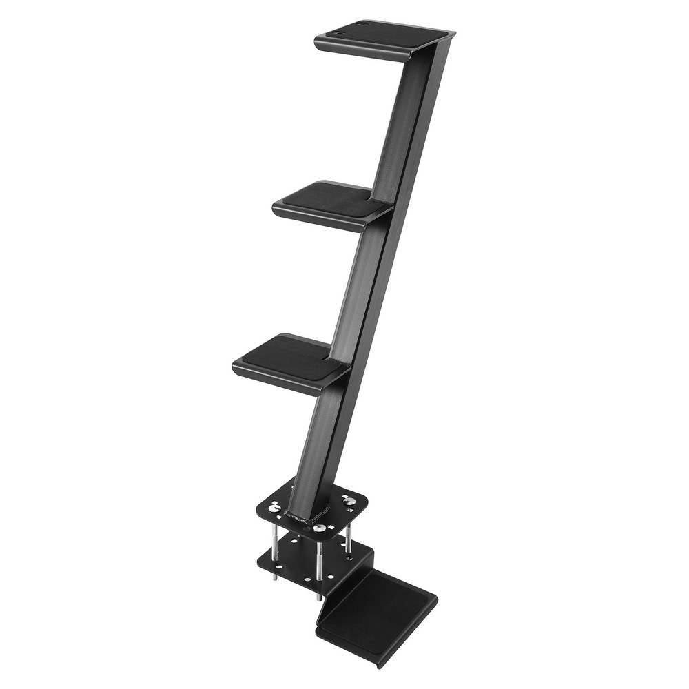 Uimoso Heavy Duty Boat Trailer Steps with Handle, 4-Step Bottom Mount Design
