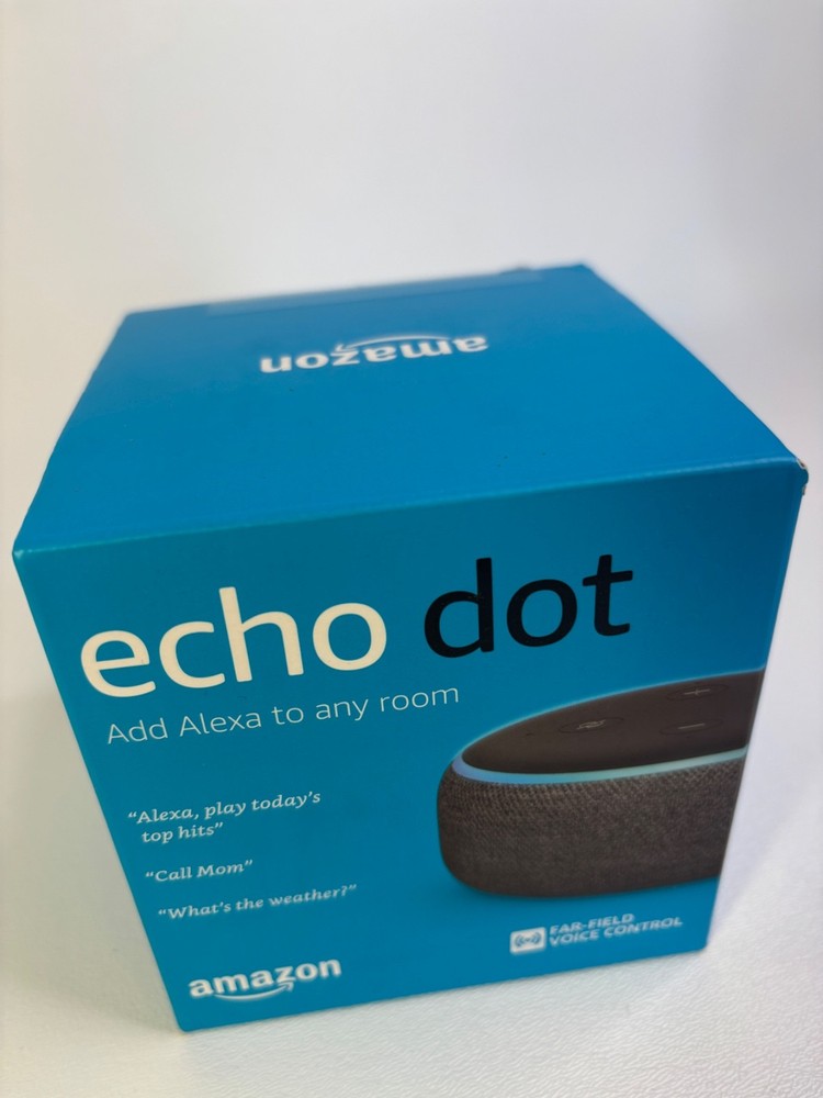 Amazon Echo Dot  (3rd Gen 2018 Release) Smart Speaker with Alexa Charcoal NEW