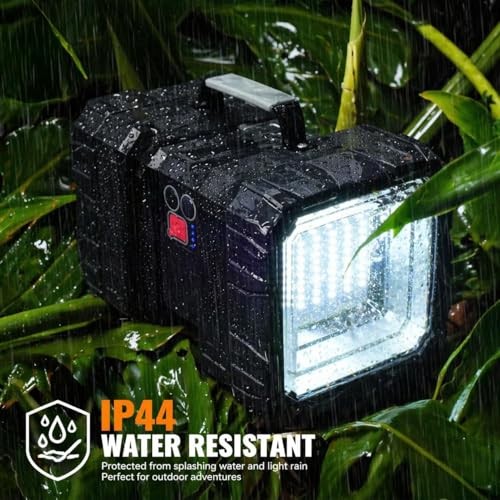 Rechargeable Flashlight, LED Spotlight Flashlight 10000 Capacity 1200LM Small