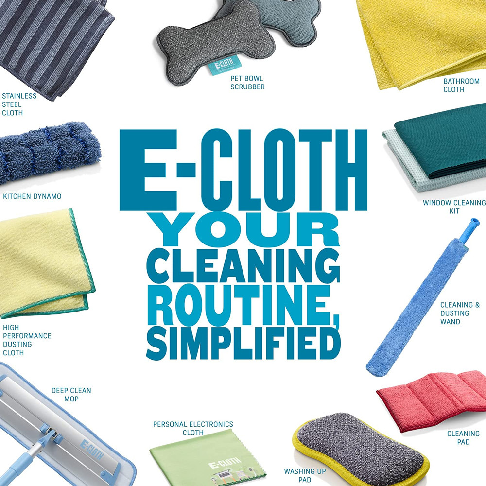 Microfiber Cloth, World'S Leading Premium Microfiber Cleaning Cloth, Blue 4 Pack