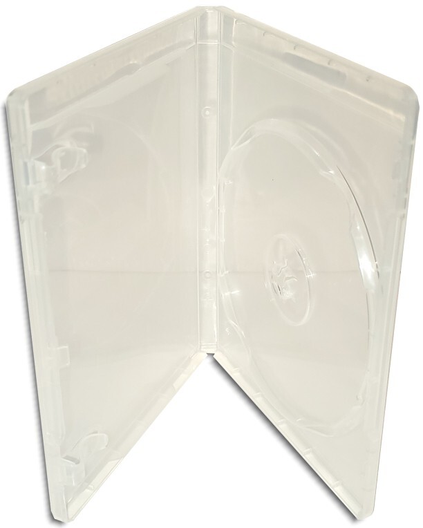 SINGLE-DISC 12mm CLEAR PS3/BLU-RAY Replacement Game Case 10-Pak