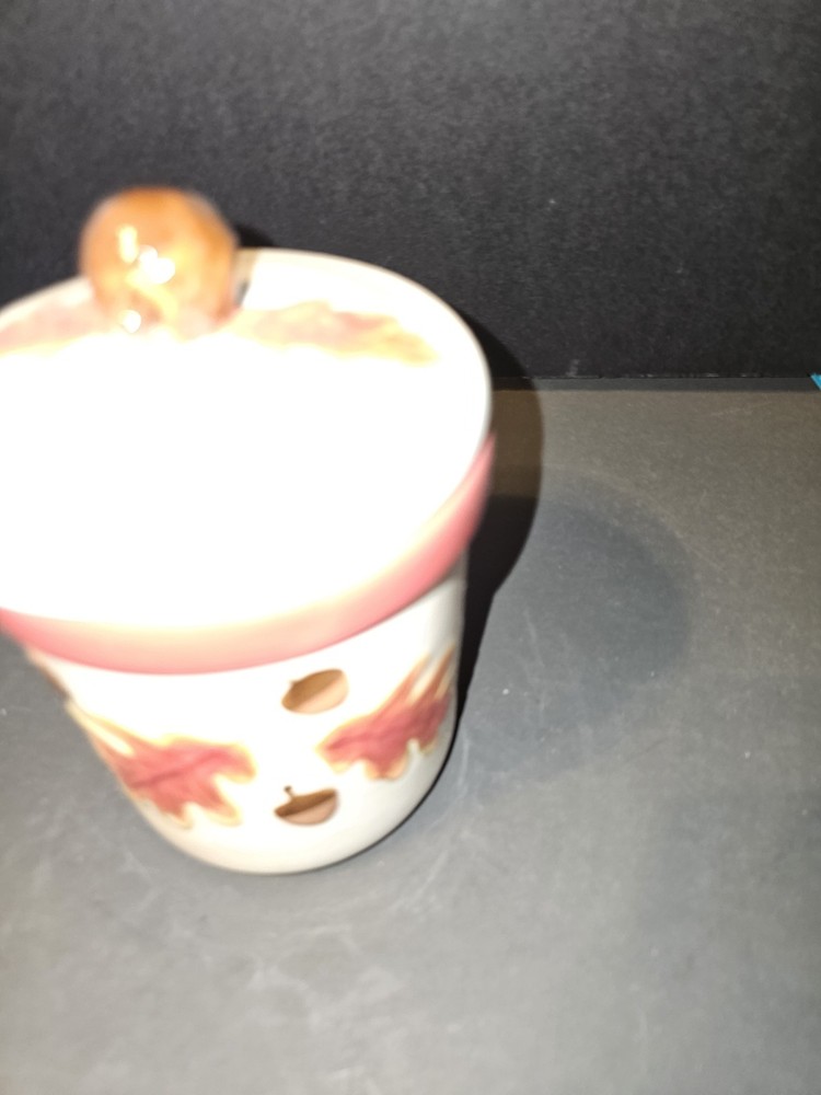 Fall Decorative Jar With Lid