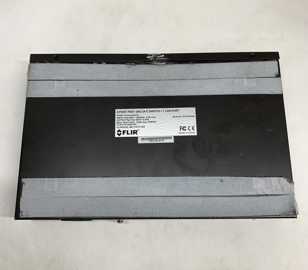 Lorex 8 Port PoE+ Switch for IP Security C amera Systems, FLIR - TESTED