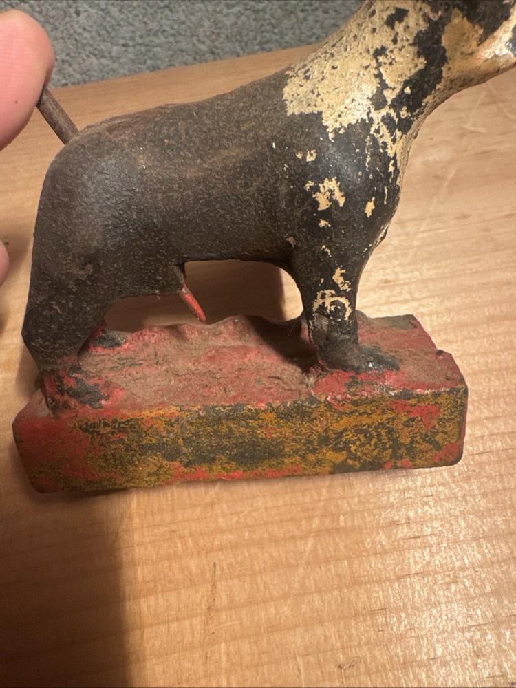 vintage cast iron boxer