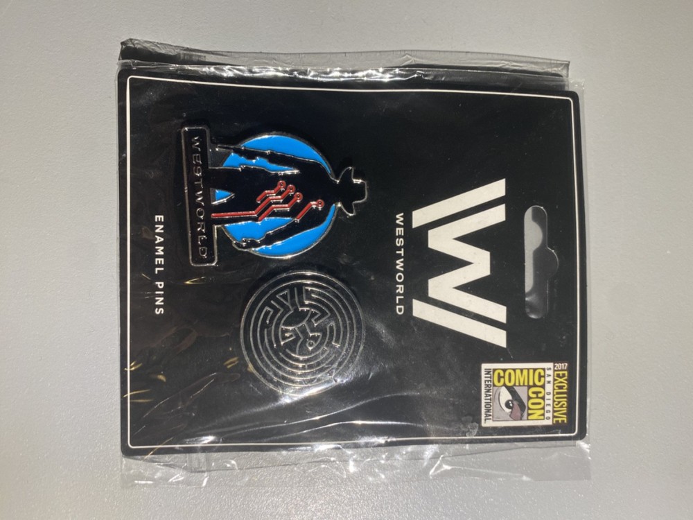 Westworld Comic Con 2017 Lapel Pins 2-Pin Set