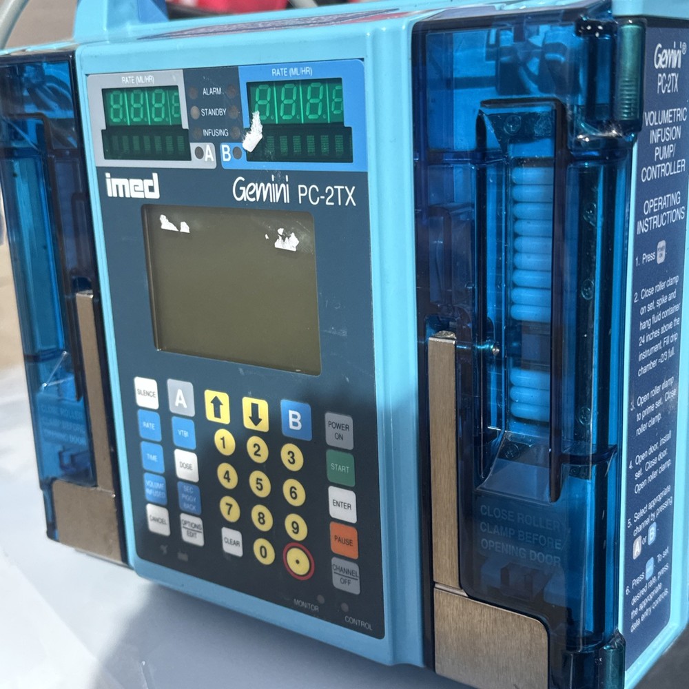IMED PC-2TX volumetric infusion pump/controller