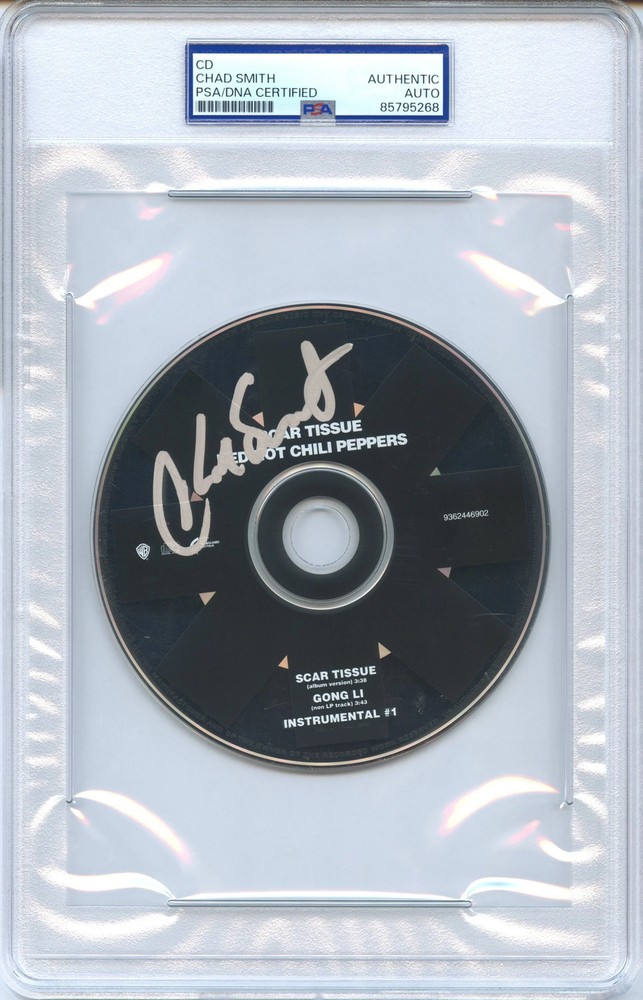 Chad Smith Signed Autographed CD "Scar Tissue" PSA/DNA Authenticated