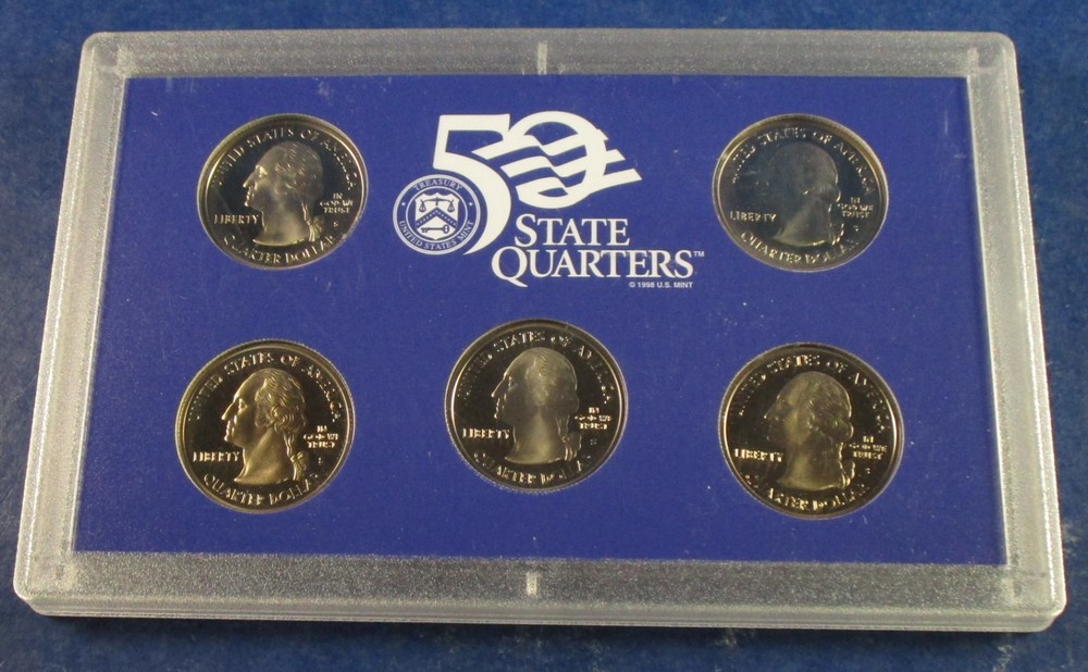 2001 Clad Proof Set w/ OGP - 10 Coins (04)