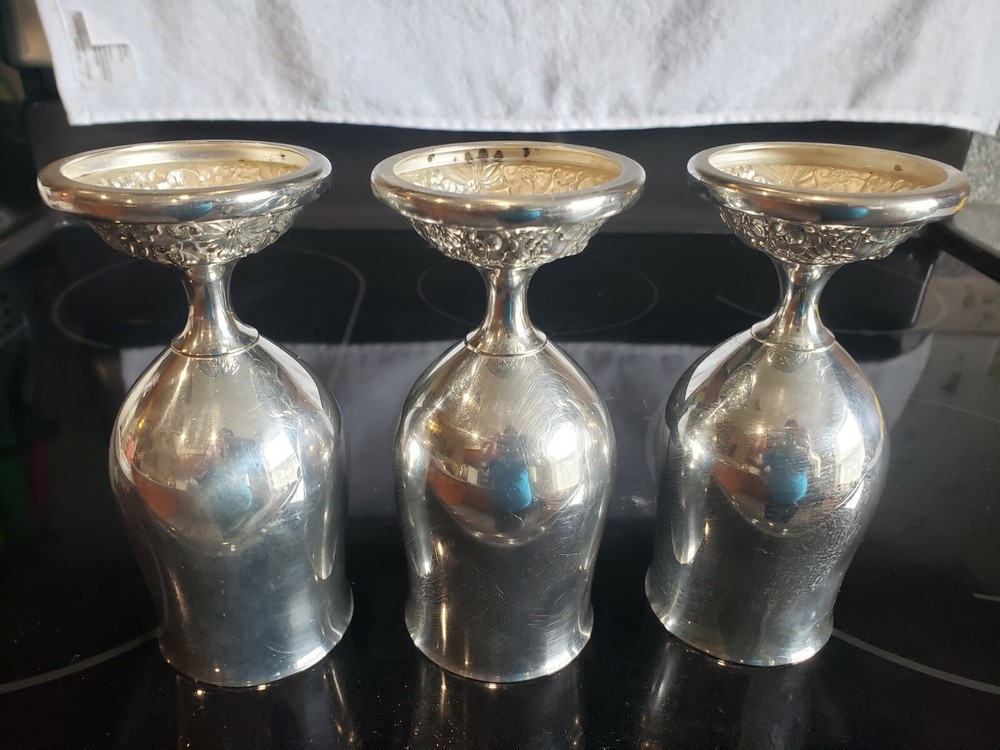 Silver Platted Water Goblets
