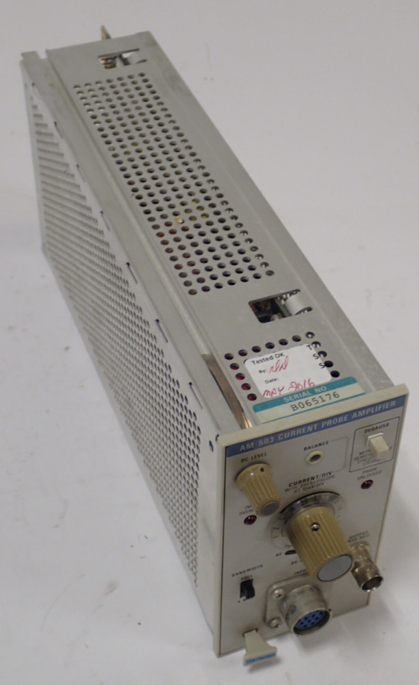 TEKTRONIX AM 503 CURRENT PROBE AMPLIFIER TESTED
