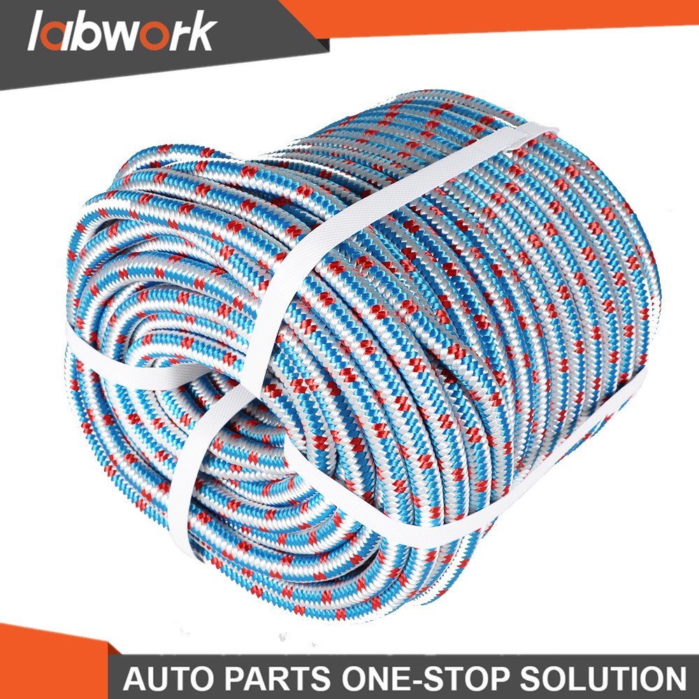 Labwork 1/2"×100' 16 Strand Braided Nylon Polyester Arborist Tree Rope