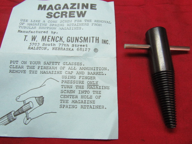 Tom Menck Brownells Magazine Spring Retainer Tool - "Magazine Corkscrew"