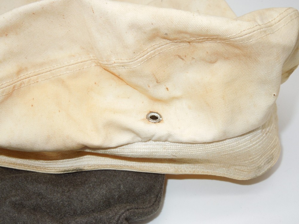 Original WWII US Marine Corps Visor Hat Cap Covers
