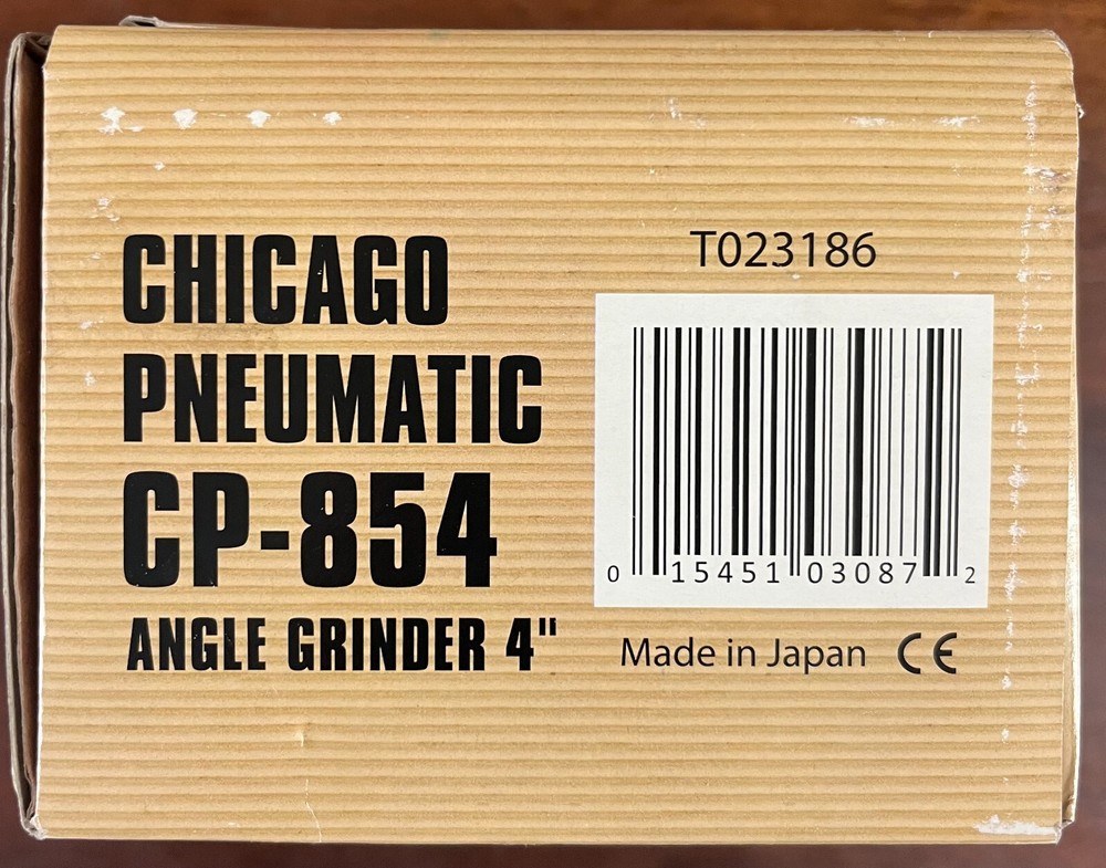 CP854 Chicago Pneumatic 4" Air Angle Grinder