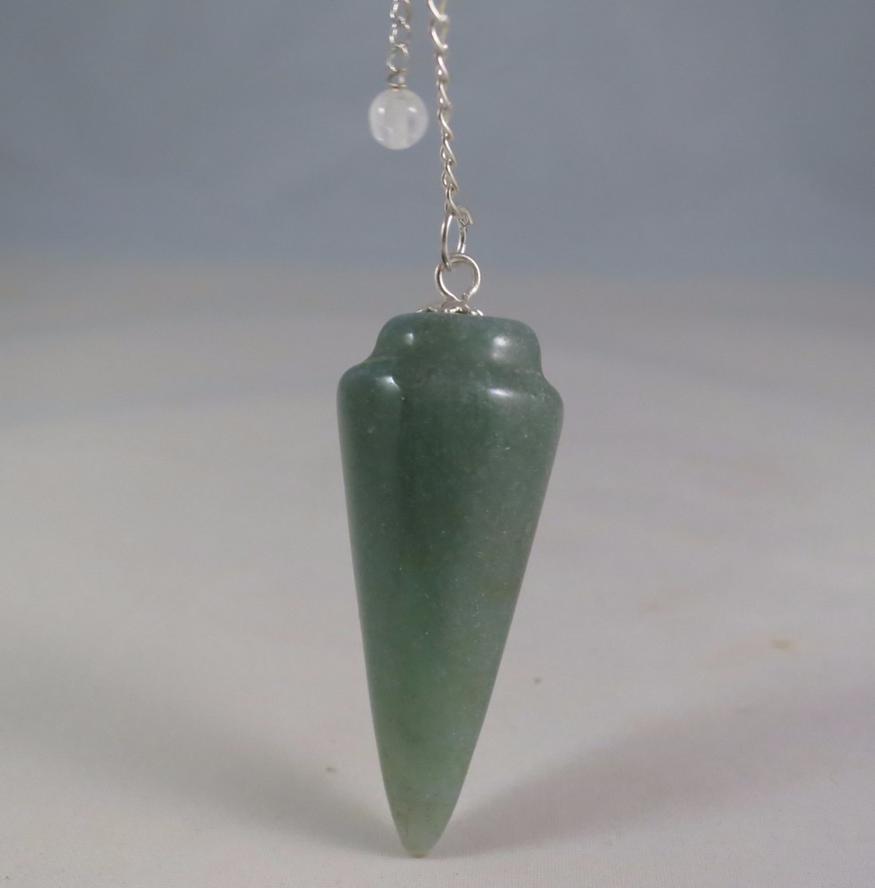 GREEN AVENTURINE CRYSTAL PENDULUM