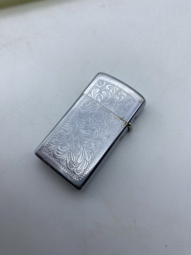 Zippo LIGHTER Used With ALAN engraved Nice User