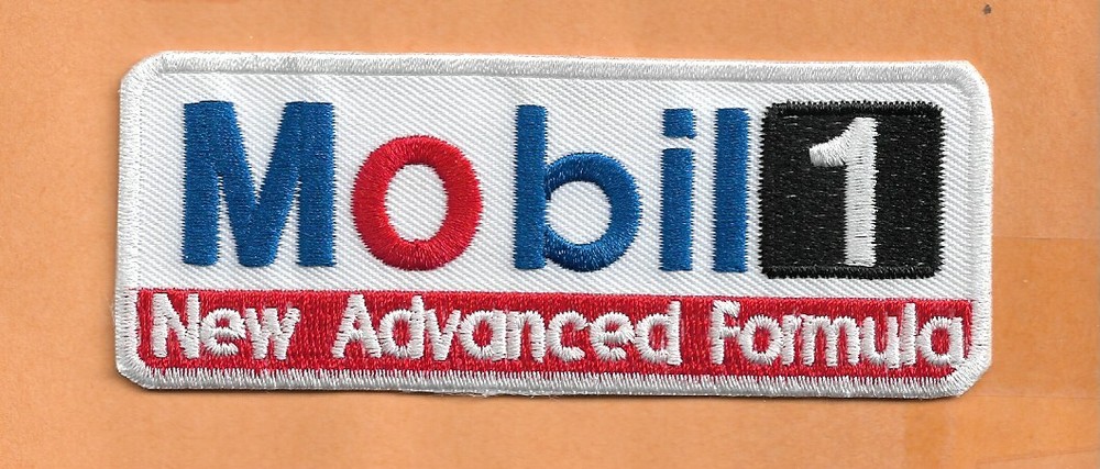 MOBILE 1 OIL NEW ADVANCED FORMULA  PATCH 4"