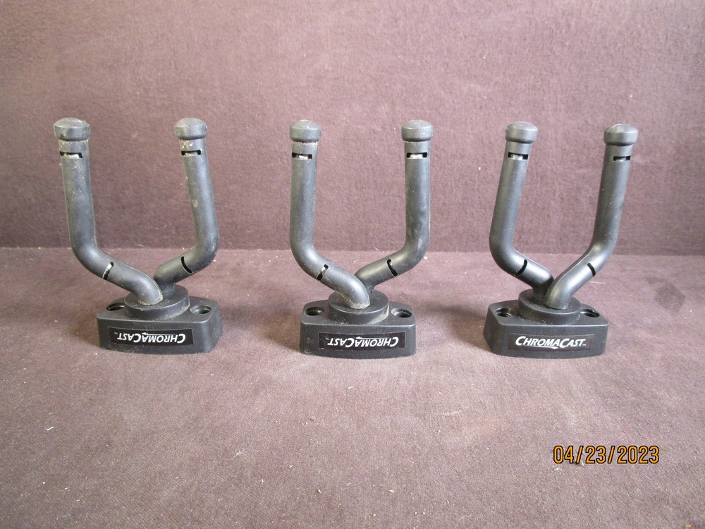 3 Chroma Cast Guitar Holders Wall Mount