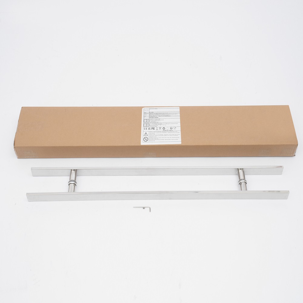 Pair of Pull Push Sliding Barn Door Handles, Commercial H Shape Door Pull Handle