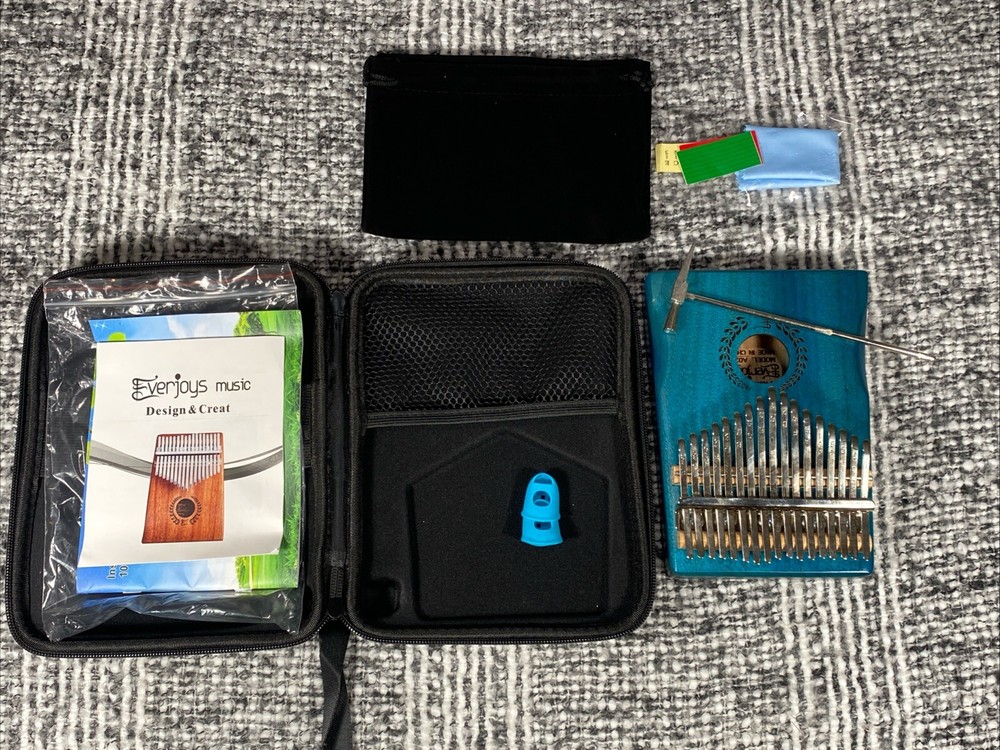 Kalimba Instrument With Case