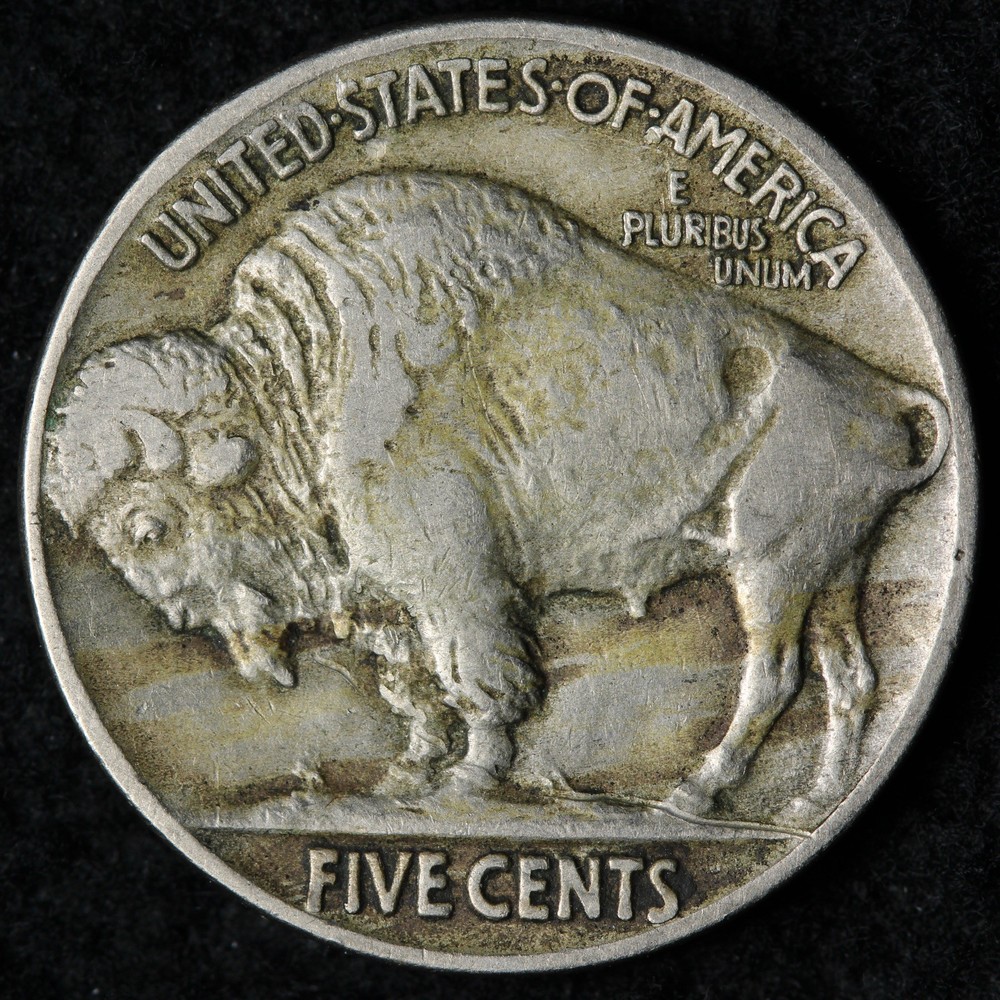 1913 TYPE 2 Buffalo Nickel XF E198 UVKO