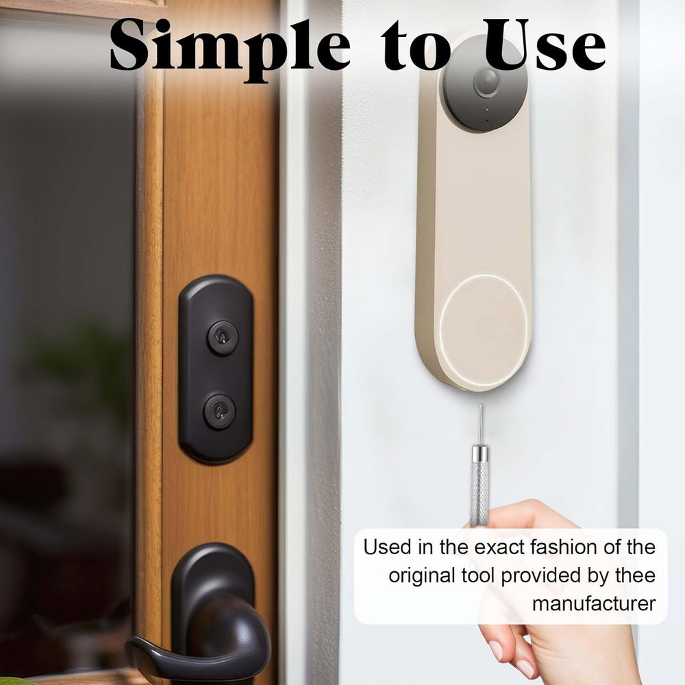 4-Pack Doorbell Camera Release Pin, Release Key Security Removal Tool Replacemen