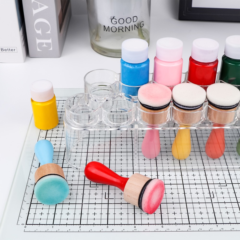 Clear Storage Rack Storage Container Organizer for Bottles & Blending Tools