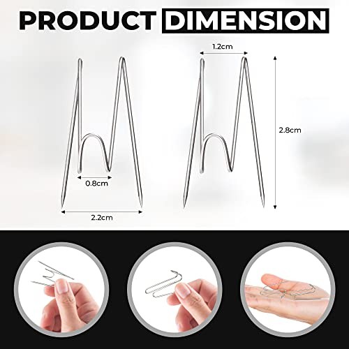 50Pcs Cubicle Hooks - Fabric Panel Wall Hooks with Clear Storage Box for