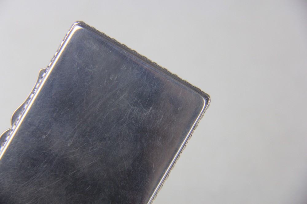 Vintage 800 Silver Compact Box