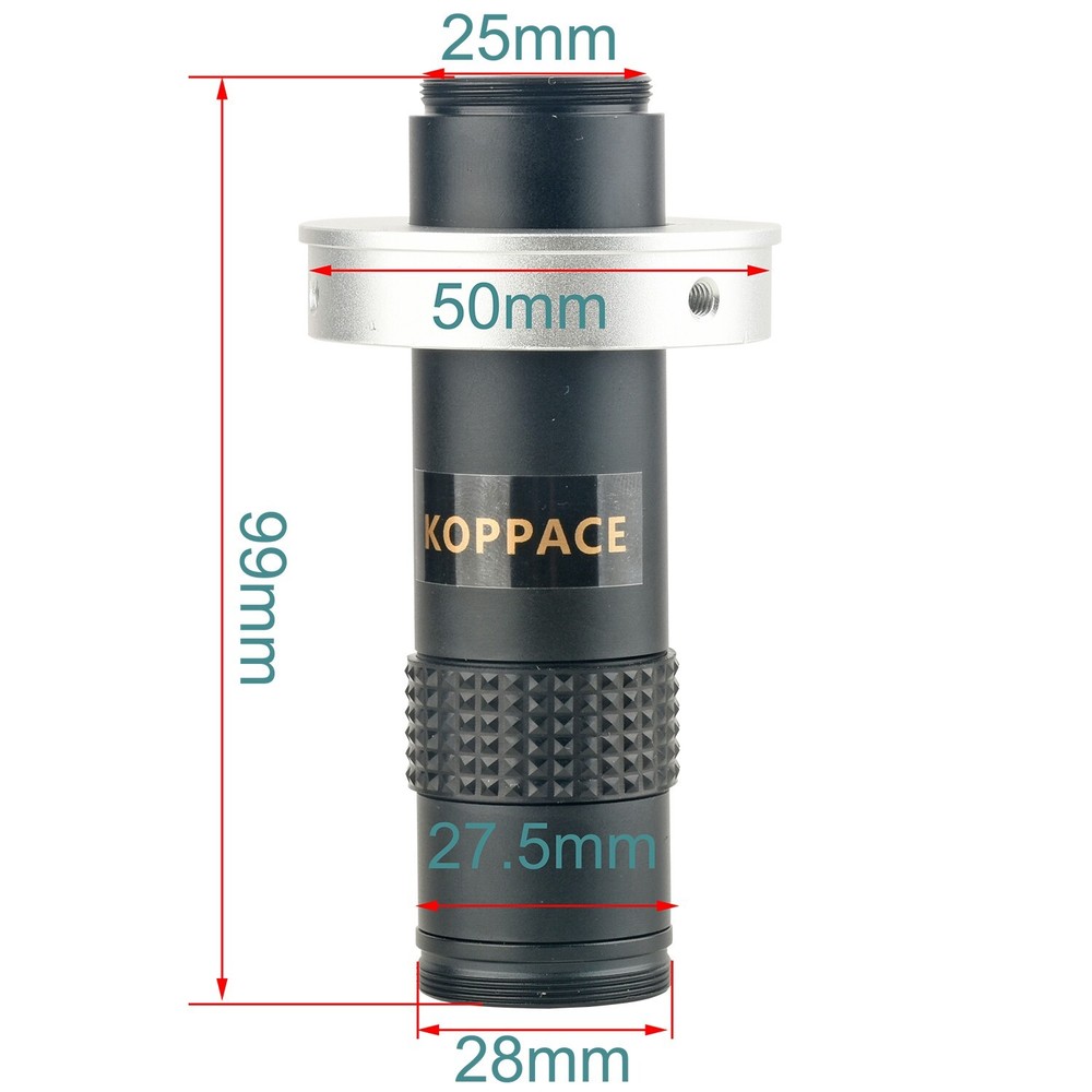 KOPPACE 130 Times Magnification Microscope Lens High-Definition Imaging Standard