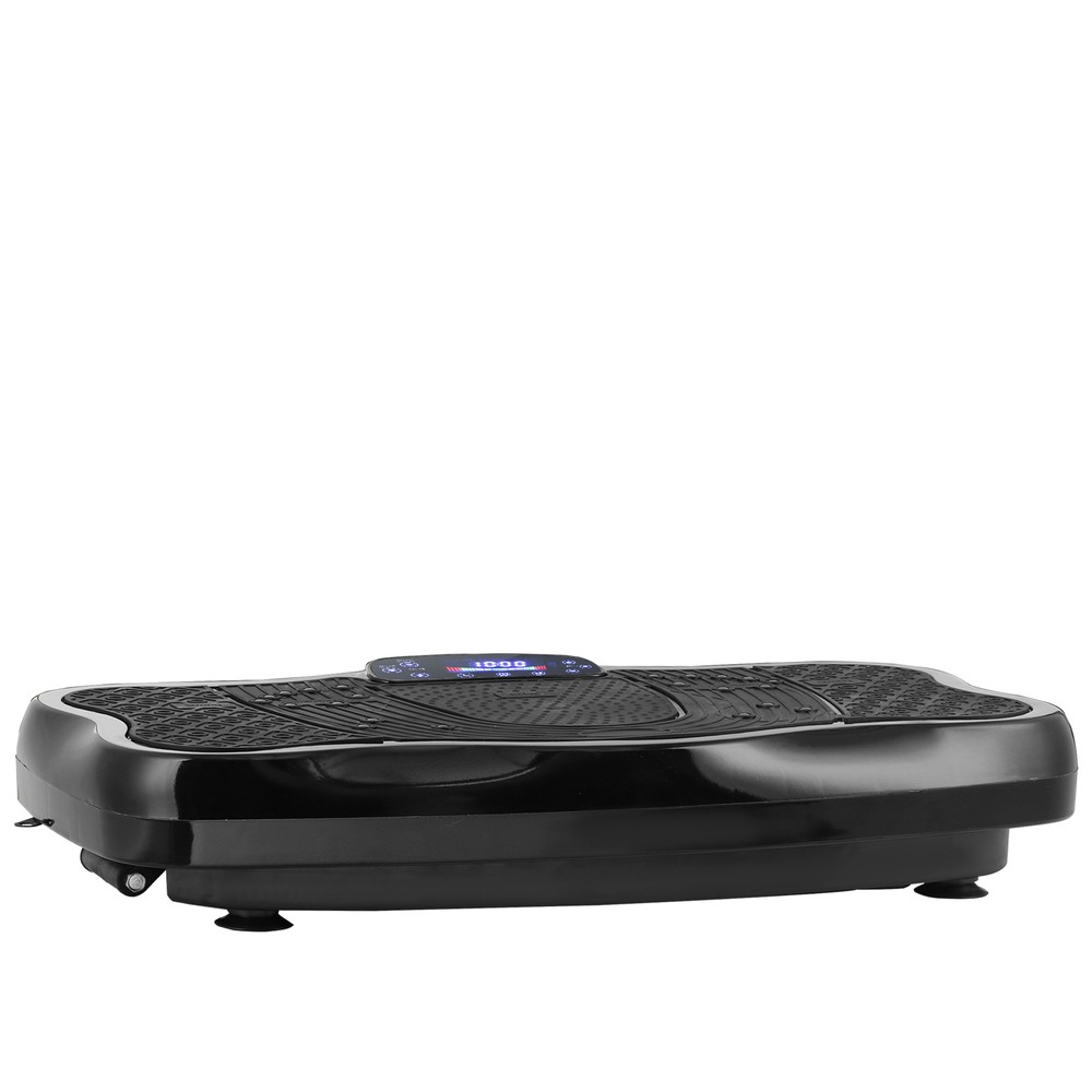 Vibration Plate Exercise Machine Whole Body Workout Platform Home Gym Black