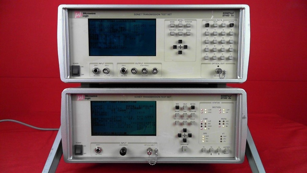 Tektronix ST103-RX-TX Sonet Transmission Test Set. Transmitter / Receiver set