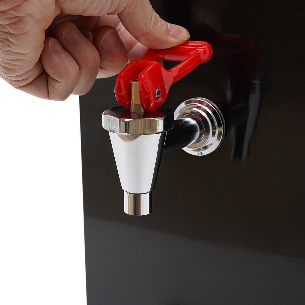 Black Step-Heating Commercial Electric Hot Water Dispenser Water Boiler