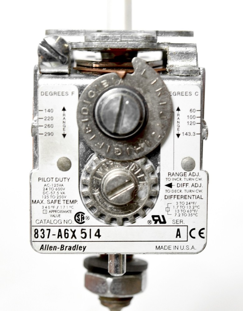 Allen Bradley 837-A6X514 Temperature Control NEW