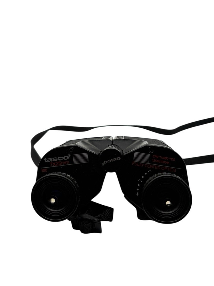 TASCO 190 Binoculars Fully Coated Optics 7 x 25 Tested Working