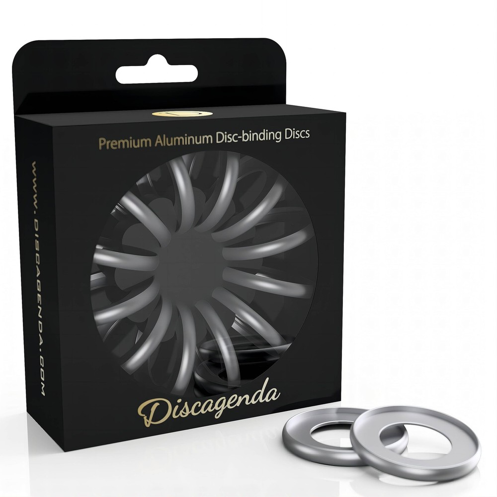 Discagenda Discbound Discs (Silver, 12 Piece 1.65in) Silver