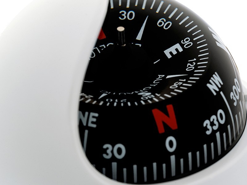 AutoNautic C3 Marine Compass C3002 - White