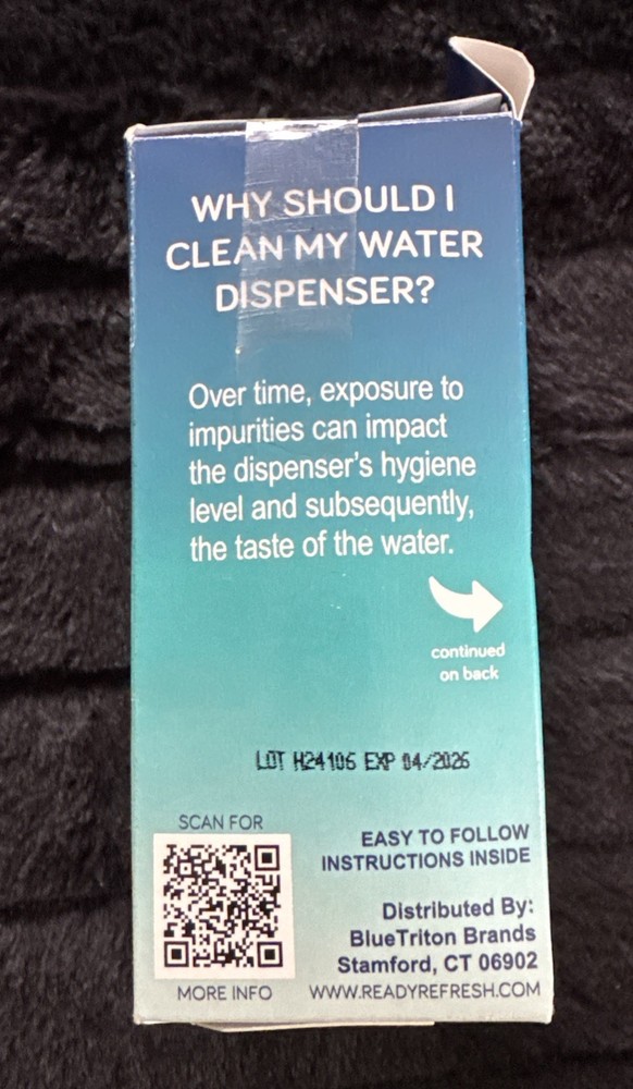 READY REFRESH Water Cooler Cleaning Kit EXP. 04/2026