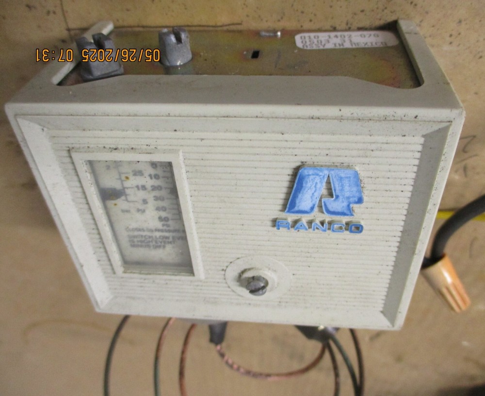 Ranco Low Pressure Control O10-1402-070