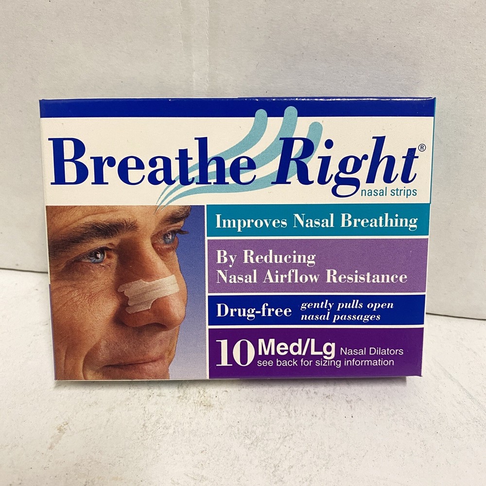 Breathe Right Nasal Strips M/L 10 Strips